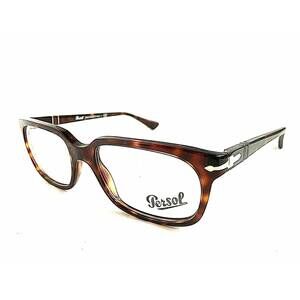 NEW PERSOL men's 3131-v rectangle eyeglasses in tortoise
